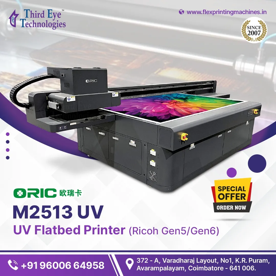 M2513 UV Flatbed Printer Machine Available Contact...
