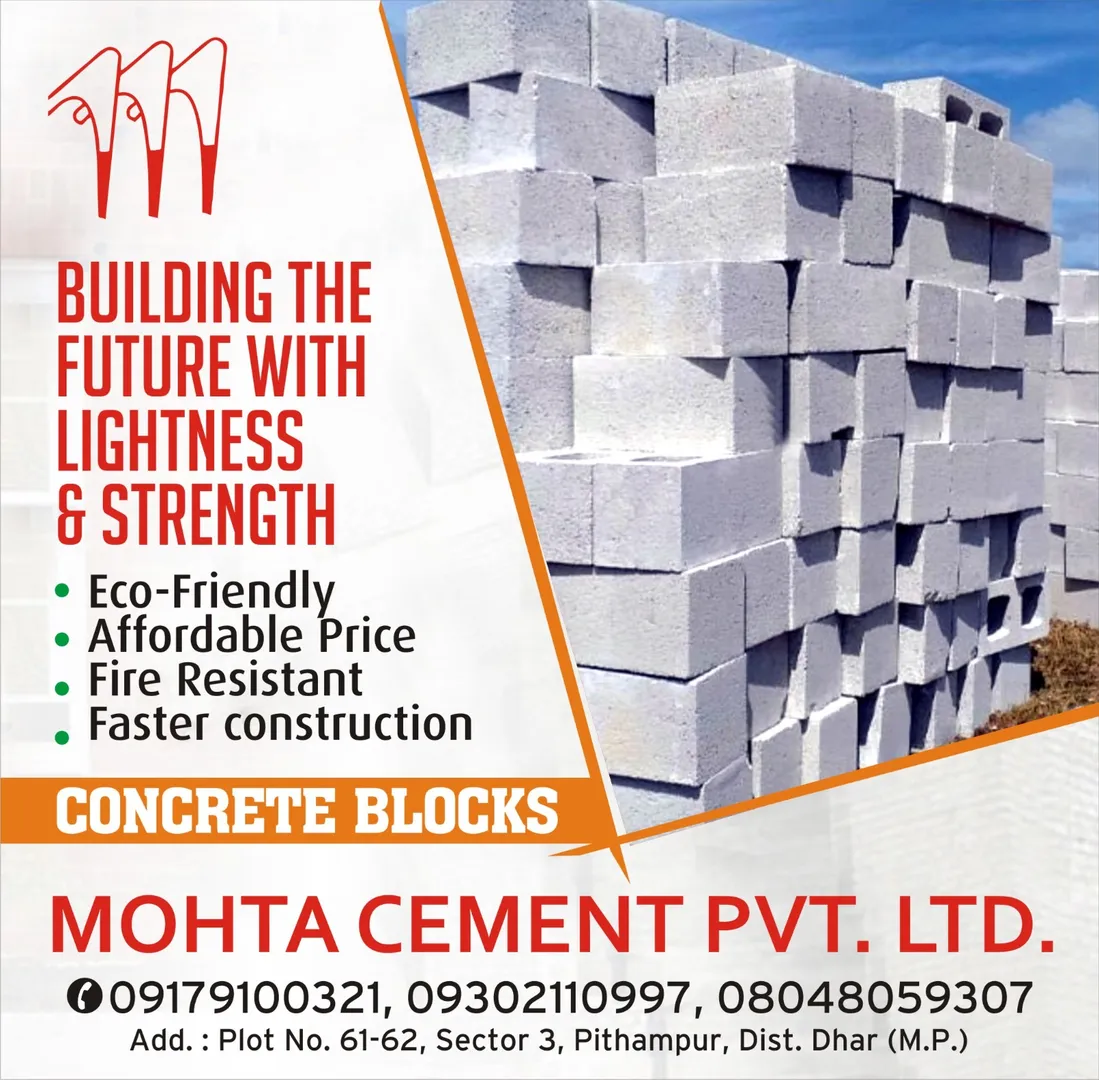 Best Concrete Blocks Seller in Indore
Building you...