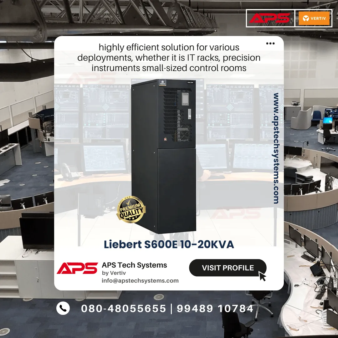 Vertiv Liebert S600E 10-20kVA 3x3
This highly eff...