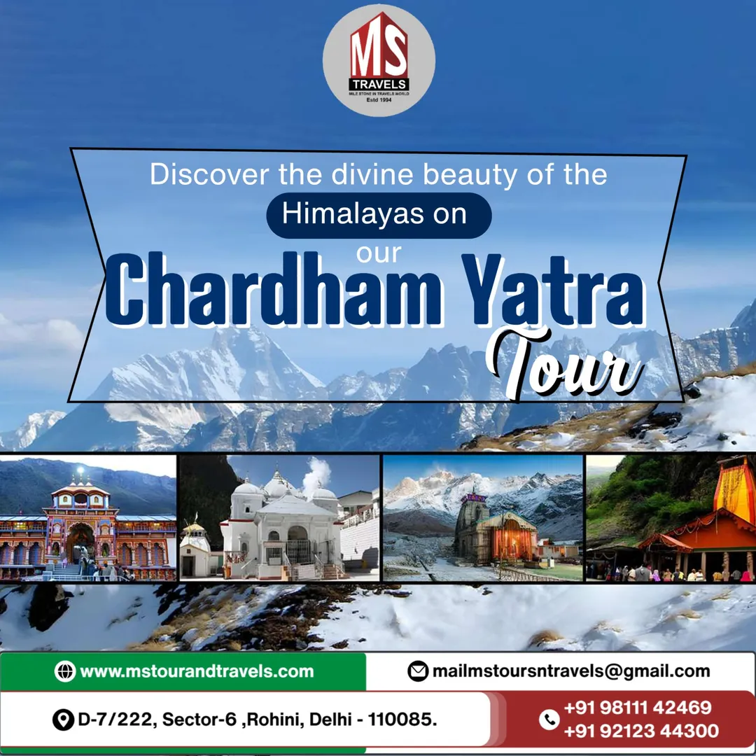 🌄 **Embark on a Divine CharDham Yatra with M.S Tou...
