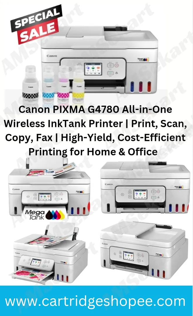 Canon PIXMA G4780 Wireless InkTank Printer – High-...