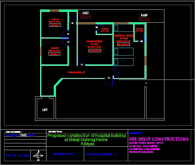 Nursing home building plan : Designing or construc...