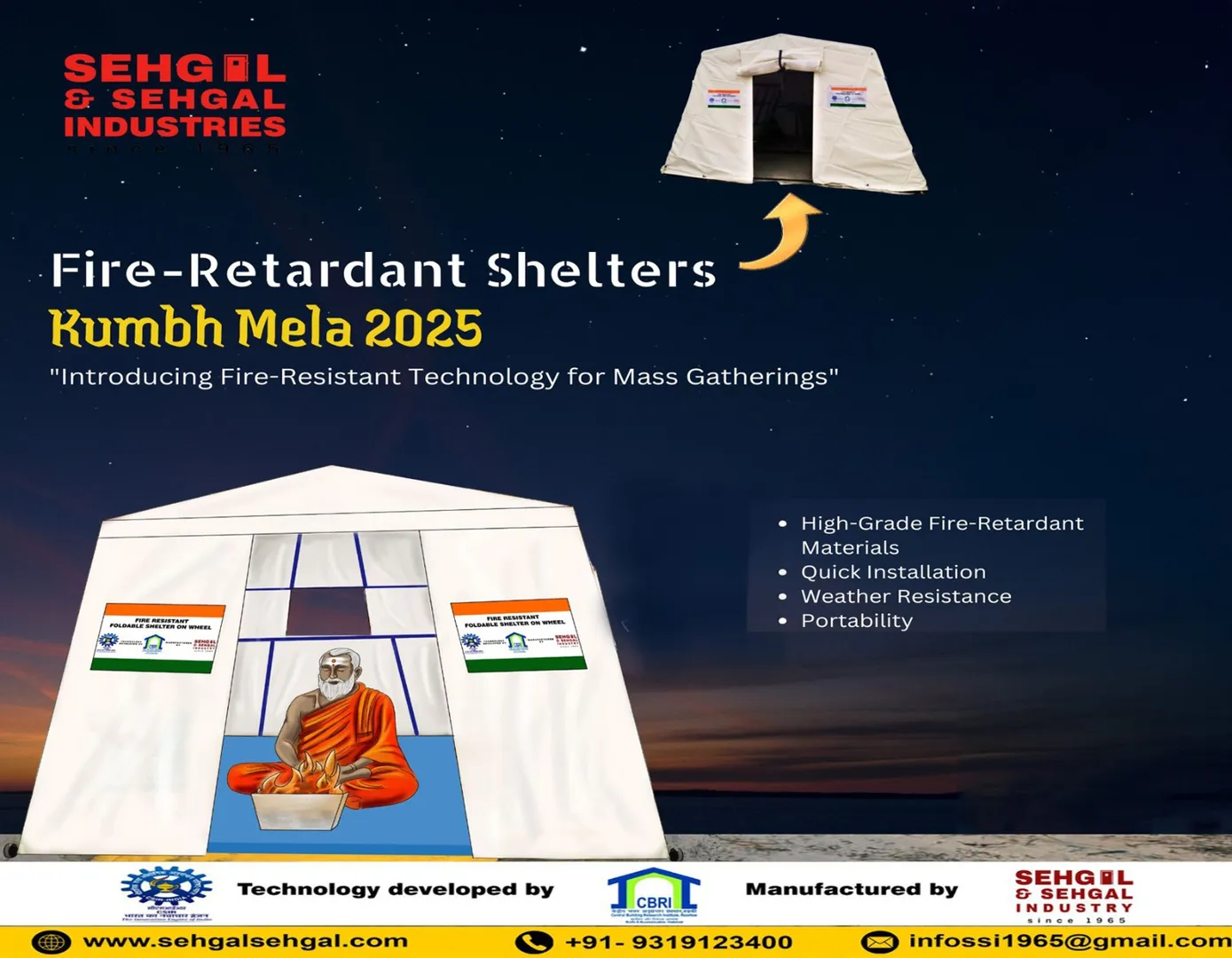 Fire Retardant Shelters Manufacturer in India
Fi...