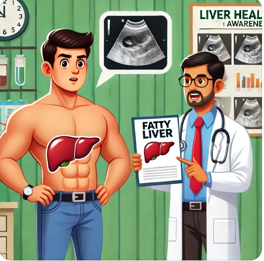 Think only overweight people get fatty liver?
Th...