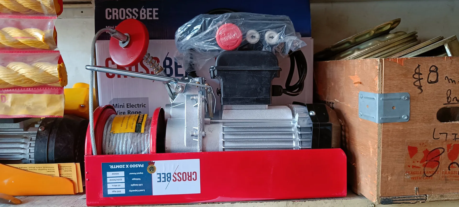 Mini Electric Wire Rope Hoist for KY Crane & Lifti...
