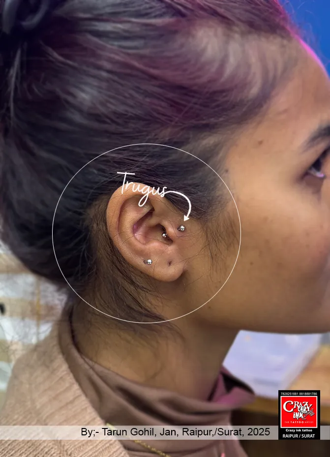 SMALL BUT STRIKING✨
The tragus piercing is ...
