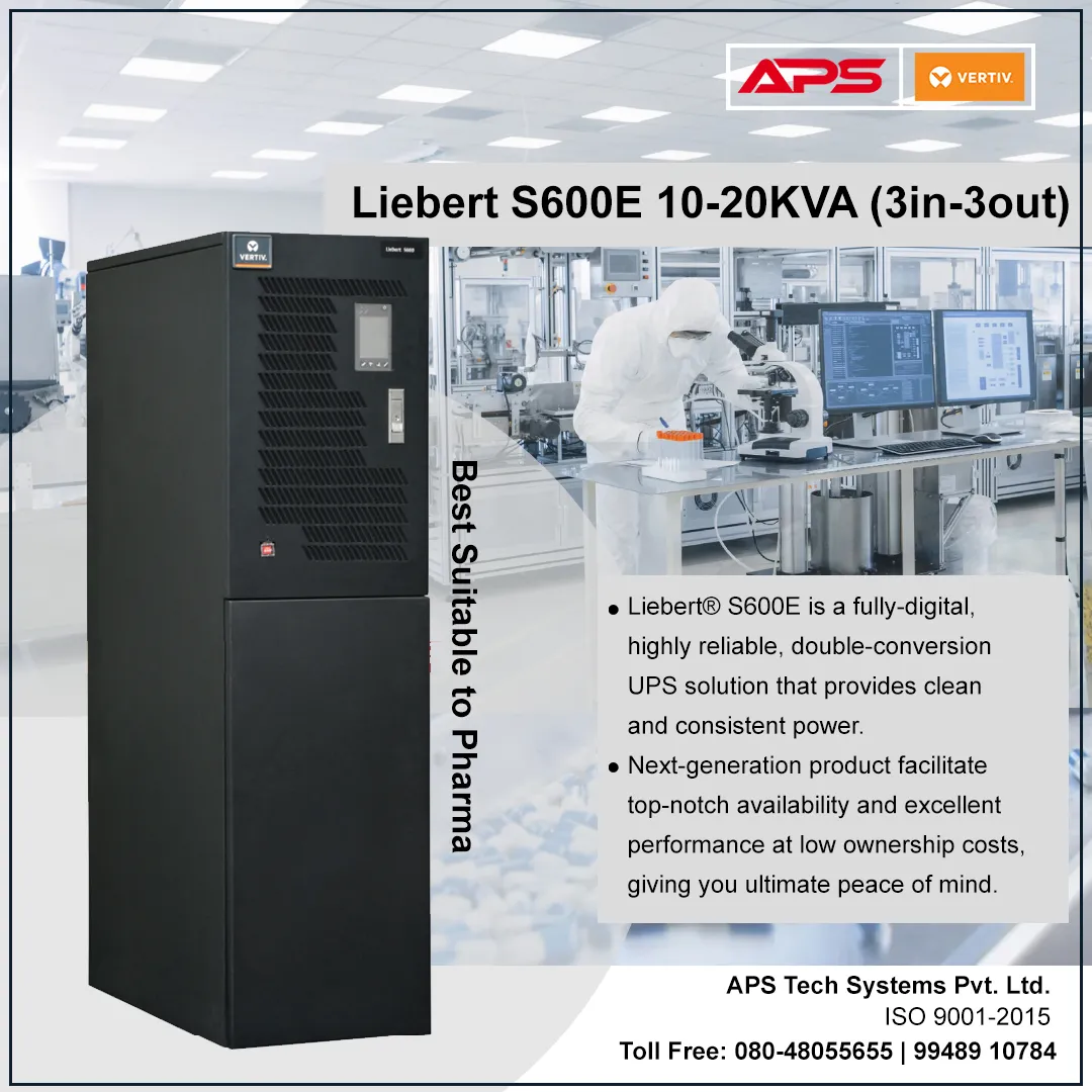 Online UPS Dealers in Hyderabad
Liebert S600E 10-...