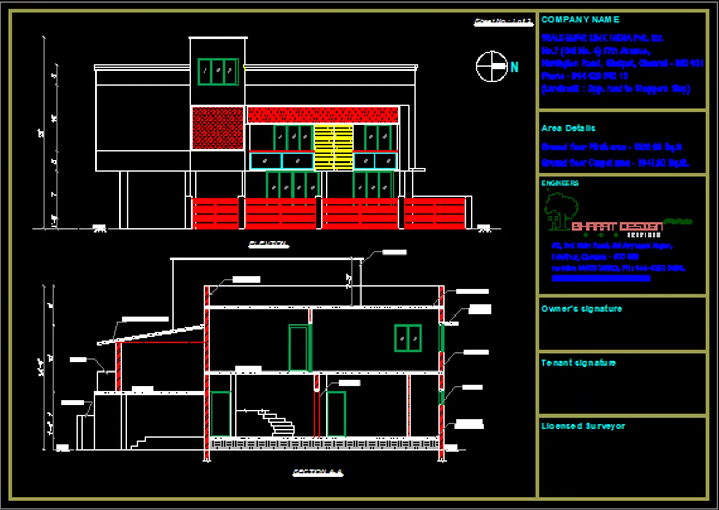 As build drawing & Elevation : It seems like you'r...