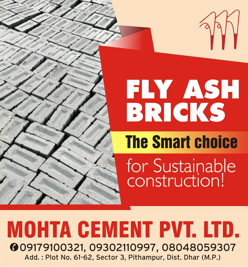 Best manufacturer of Flyash bricks in Indore
Moht...