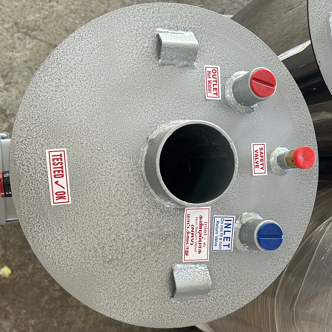 When installing a wood-fired water heater with CPV...