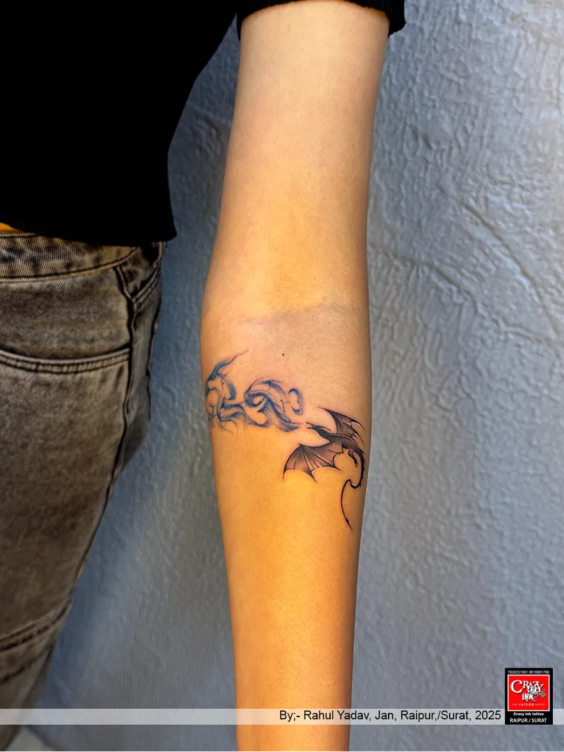 🐉🔥UNLEASH THE DEAGON WITHIN💙
This tattoo f...