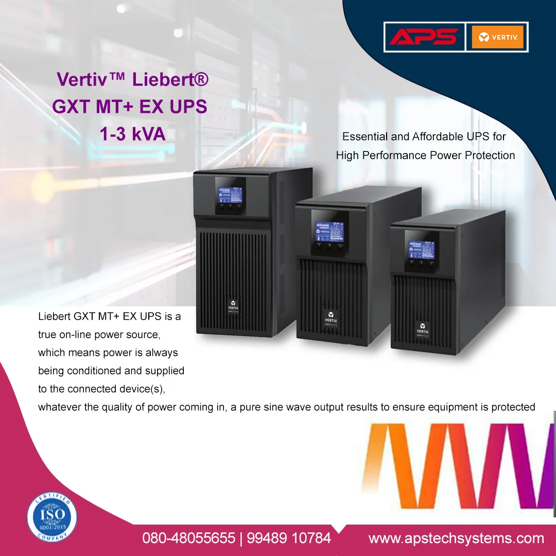 Online UPS Dealers In Hyderabad
Liebert GXT MT+ E...