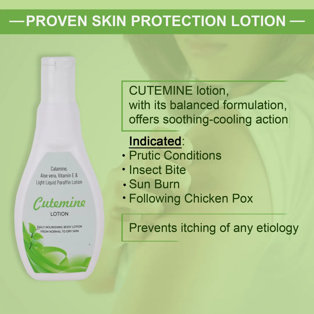 CUTEMINE LOTION With its balanced formulation, off...