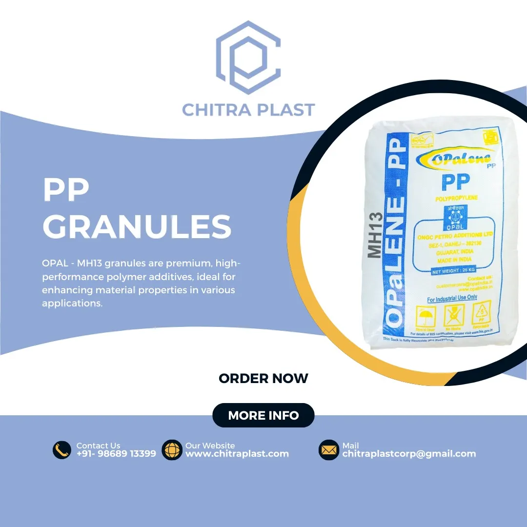 PP MH13 Granules offer excellent strength, durabil...