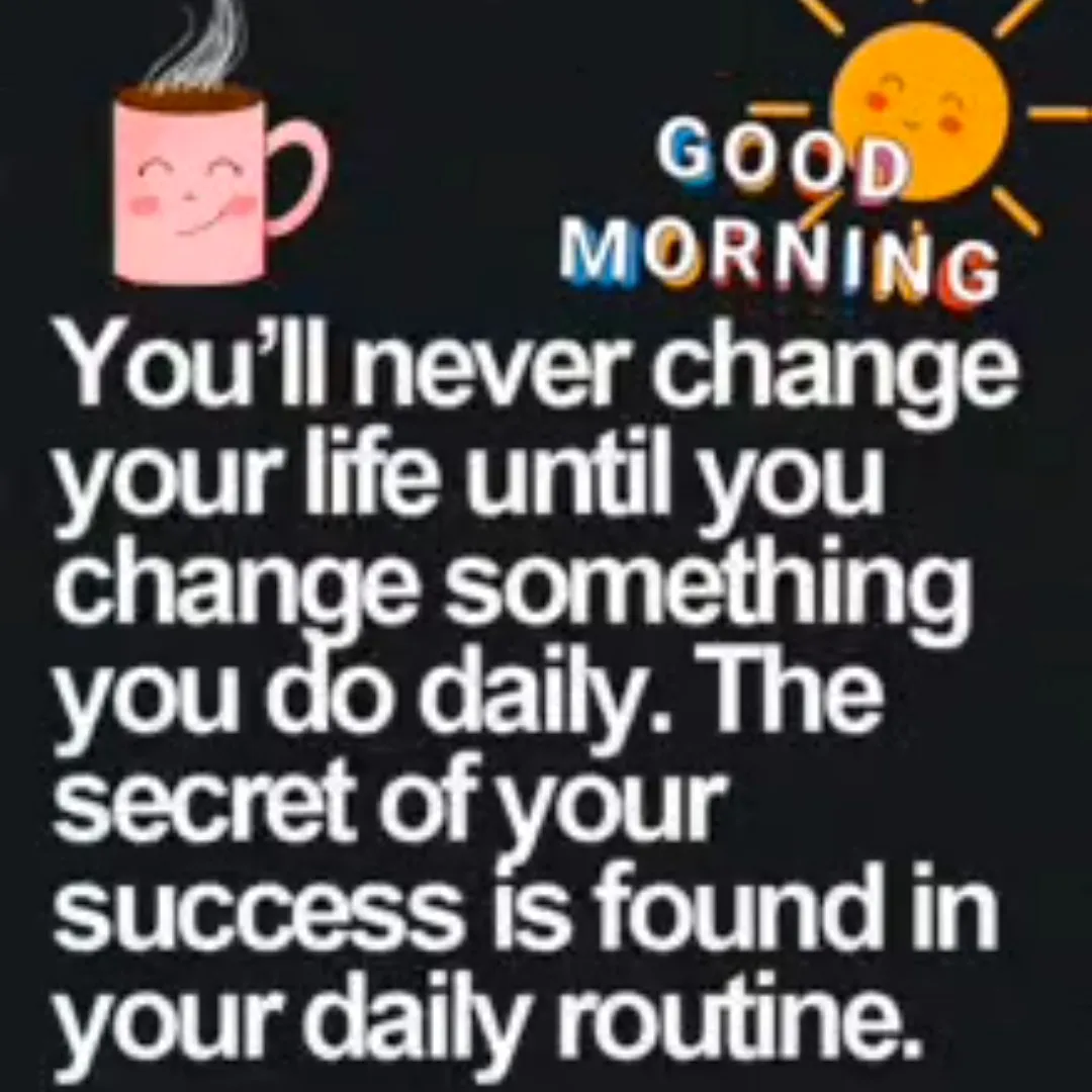 Live life. Do changes in your routine it helps you...
