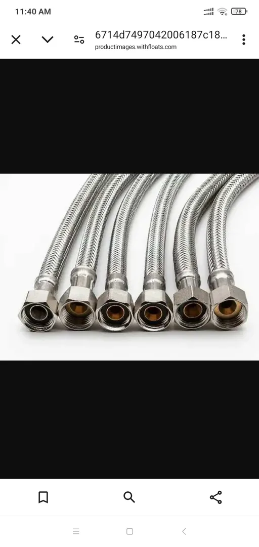 Stainless Steel Braided Hose Pipe – Durable & Flex...