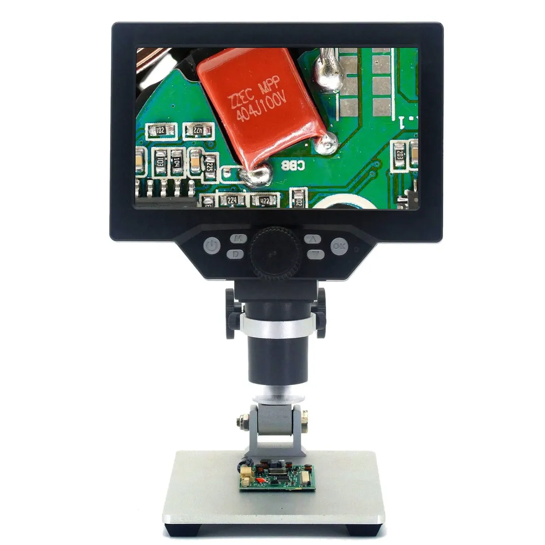 DIGITAL MICROSCOPE 1200 X WITH EXTRA LED LIGHTS AN...