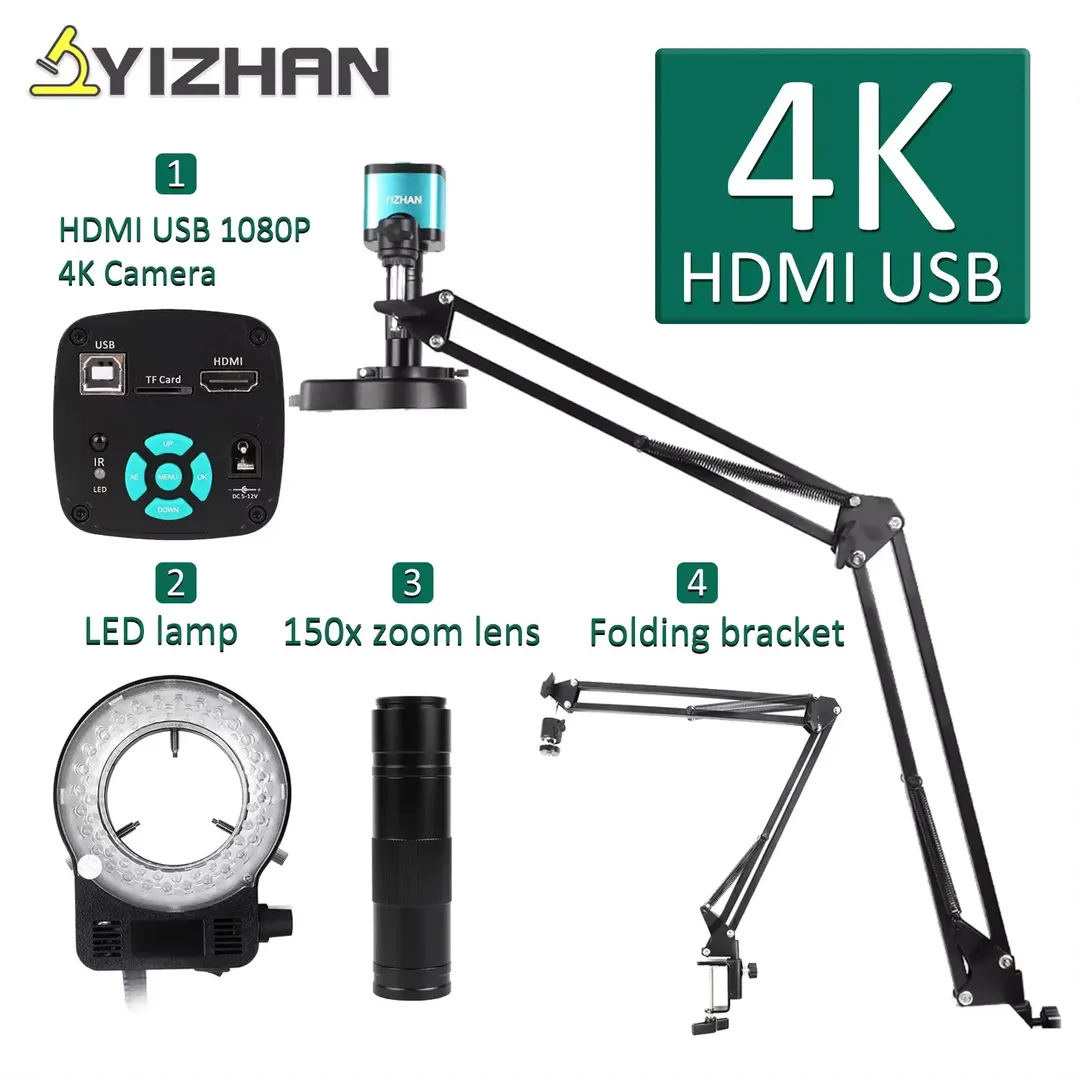 1080P HD-MI USB Industrial Camera
150x Lens Fold ...
