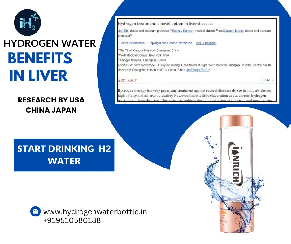 Hydrogen water benefits in Liver Diseases Hydrogen...