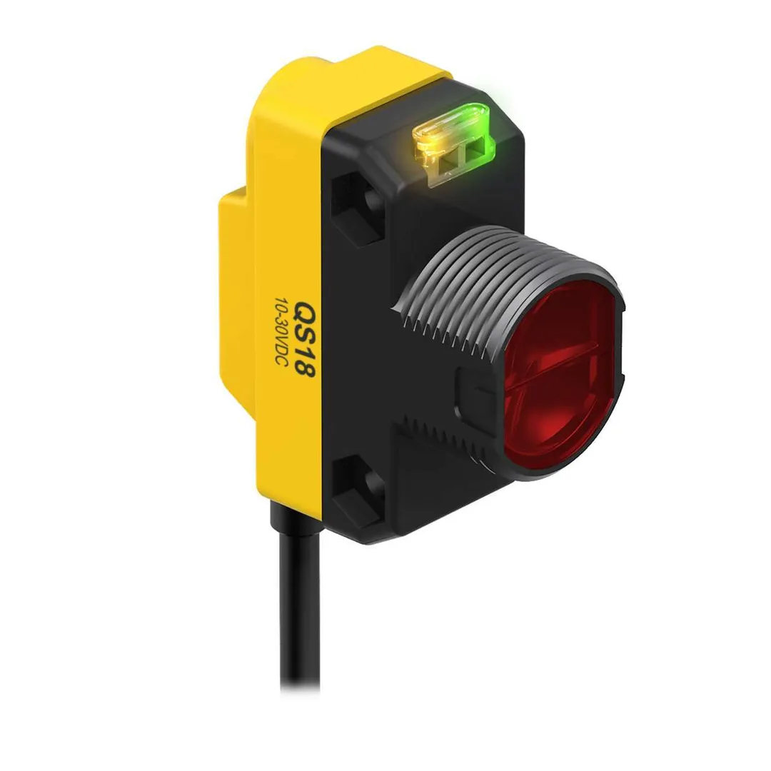 The QS18VP6FF50 is a fixed-field photoelectric sen...