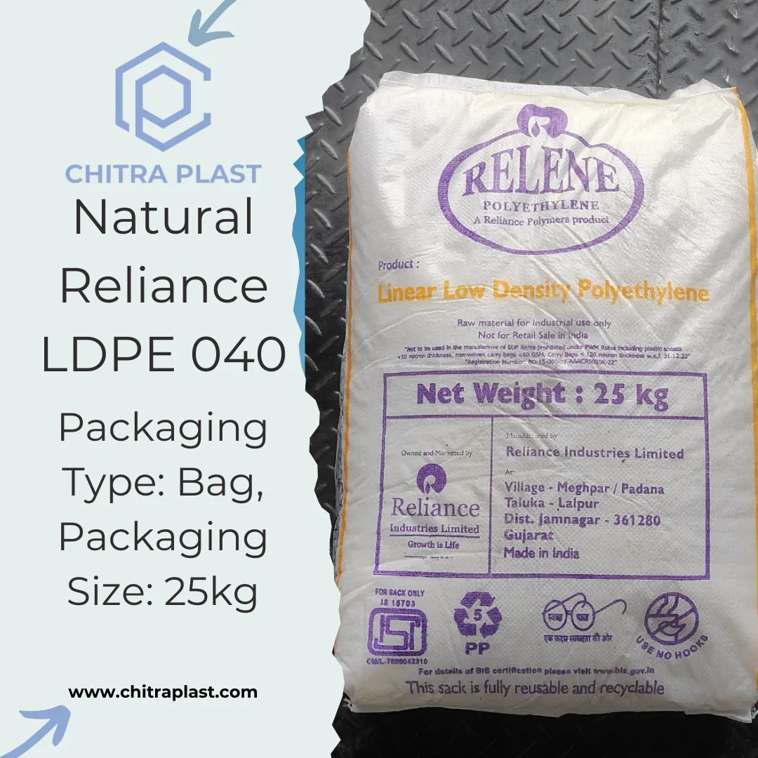 Natural Reliance LDPE 040, Packaging Type: Bag, Pa...