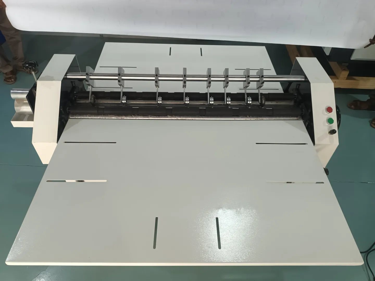 JJ Mark Roller Creasing machine is in Mysore,
Dim...