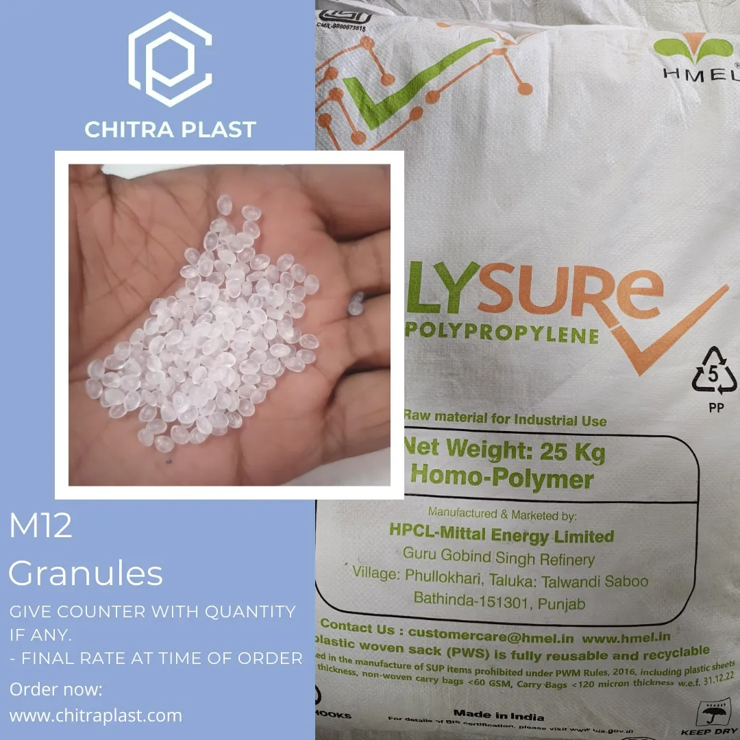 PP M12 granules are high-quality polypropylene mat...