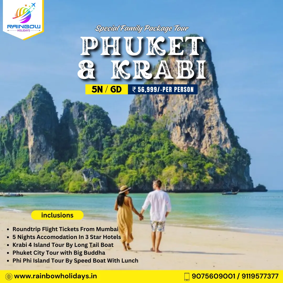 Special Phuket & Krabi Tour Package – Rainbow Holi...