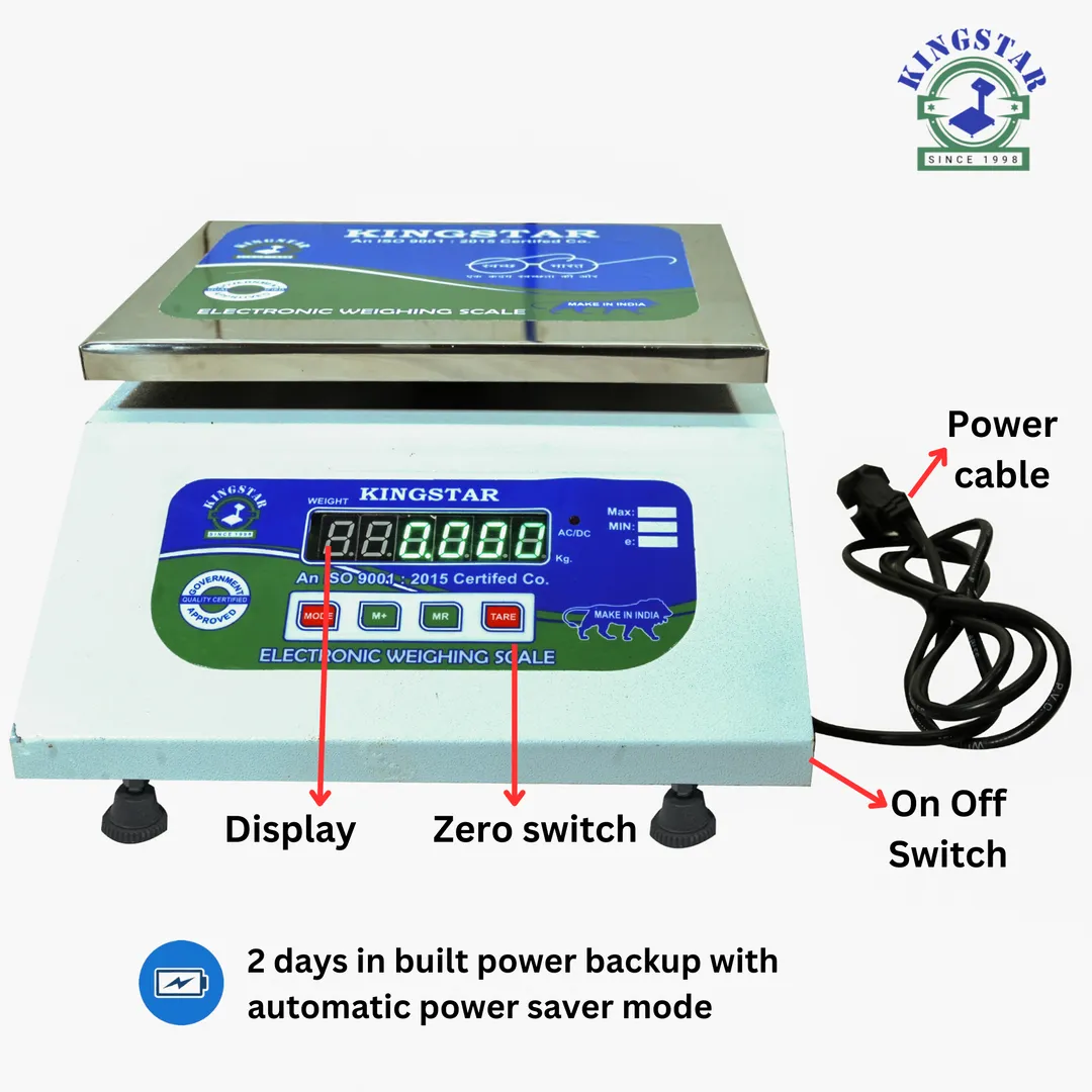 Kingstar Mini Tabletop FB – 30kg Capacity Electron...