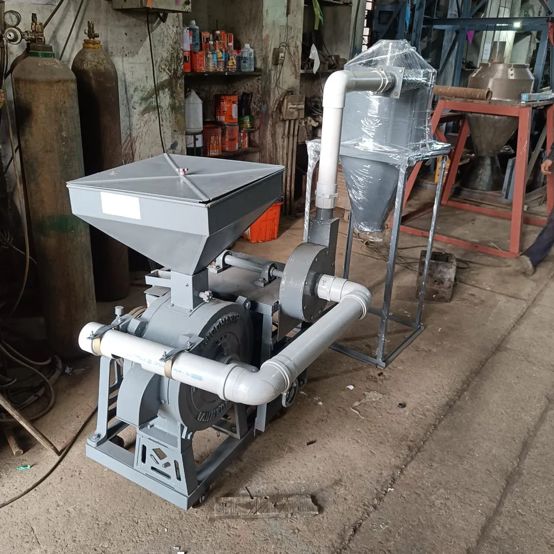 Blower Cyclone Chakki, which is a type of flour m...