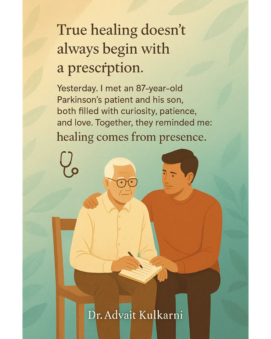 Yesterday, an 87-year-old gentleman with Parkinson...