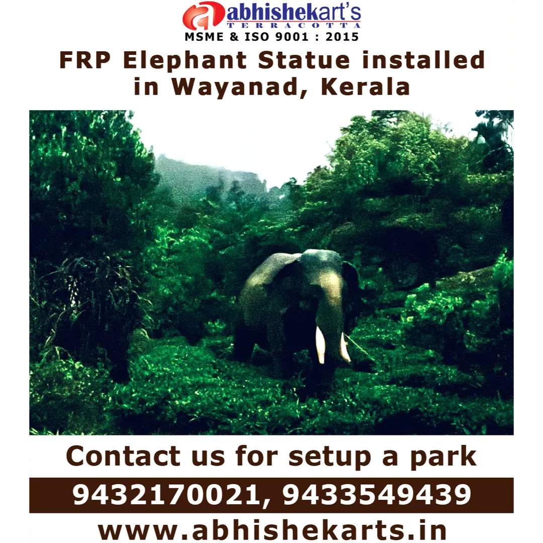 π Best FRP Elephant Statue Manufacturer in Kerala ...