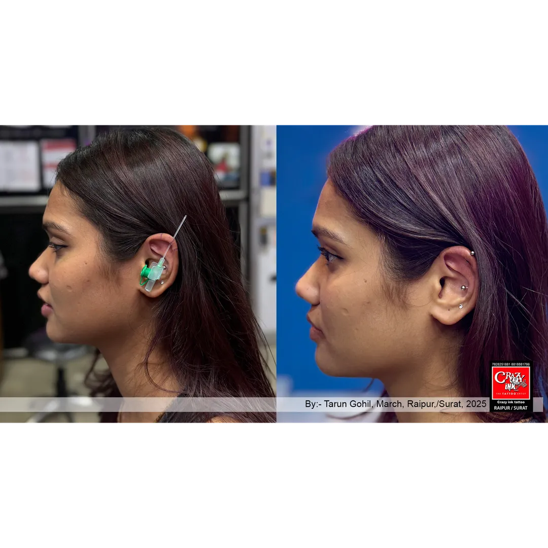 PRECISION PIERCING | BEFORE & AFTER TRANDFORMATION...