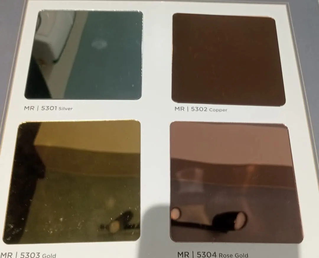 Mirror acrylic sheet comes in size 8×4ft...It has ...