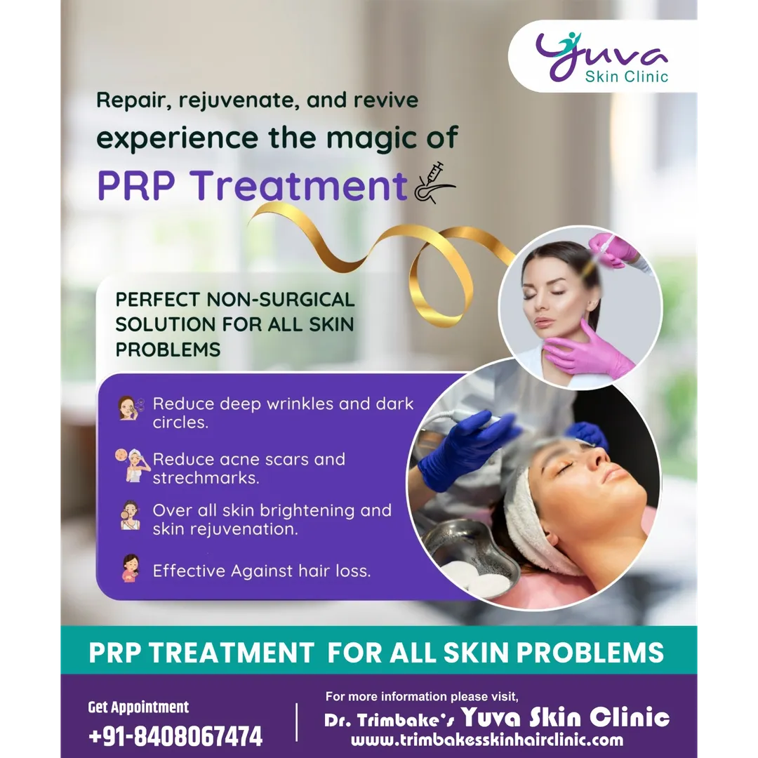The treatment using platelet-rich plasma (PRP) inj...