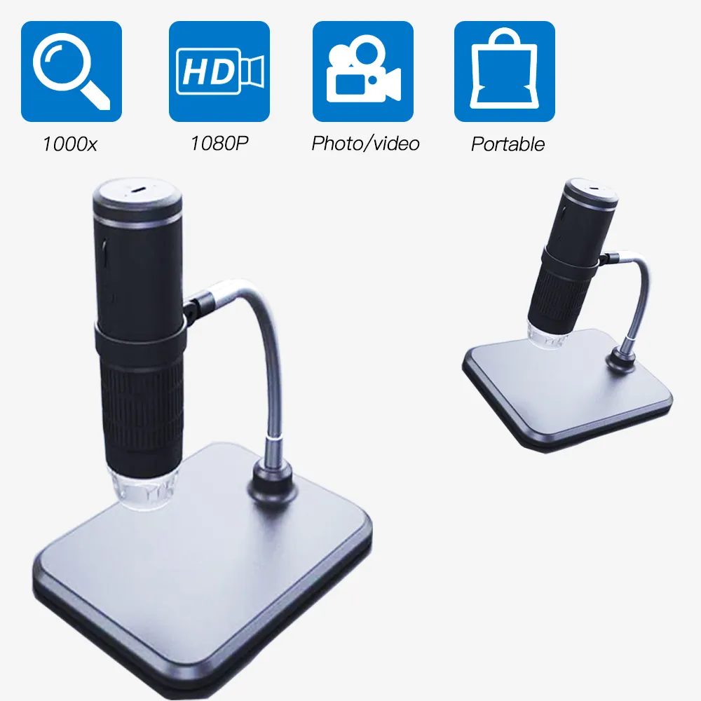 1000x magnification HD 2MP 1080P resolution portab...