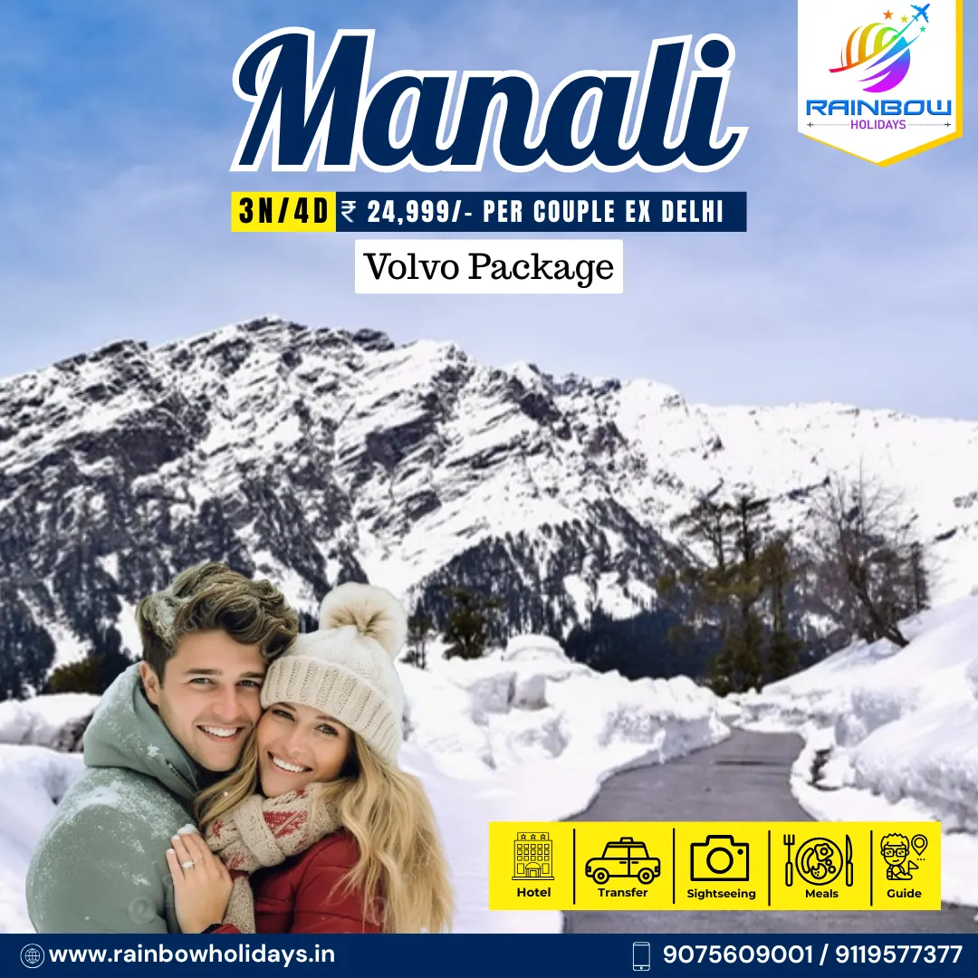 Escape to Snowy Manali with Rainbow Holiday
Pimpr...