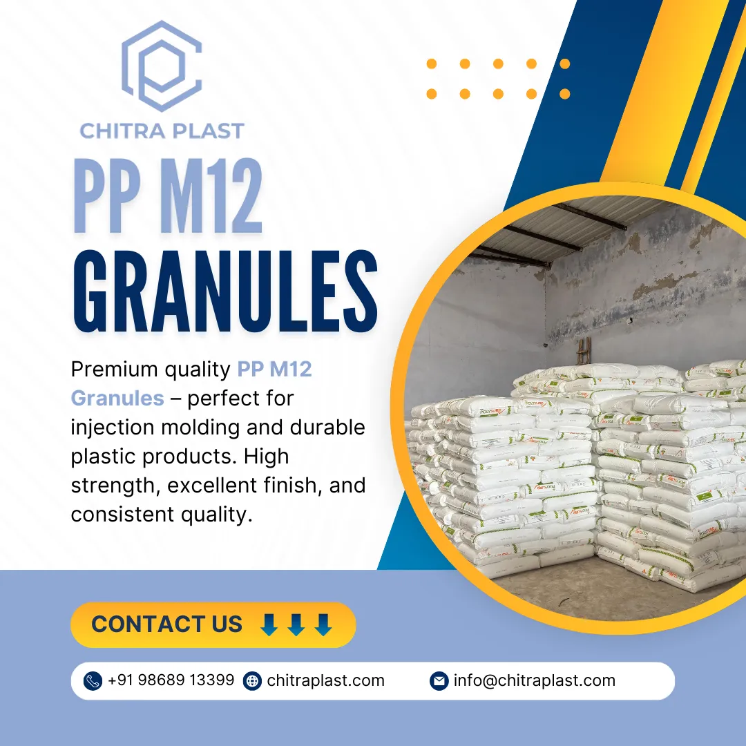 Premium quality PP M12 granules – ideal for inject...