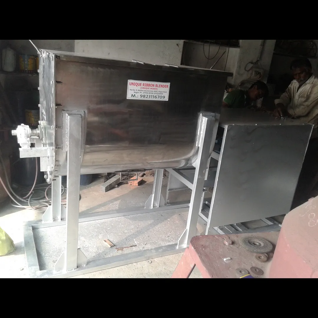 Ribbon Blander 100kg mixer with SS body Manufactur...