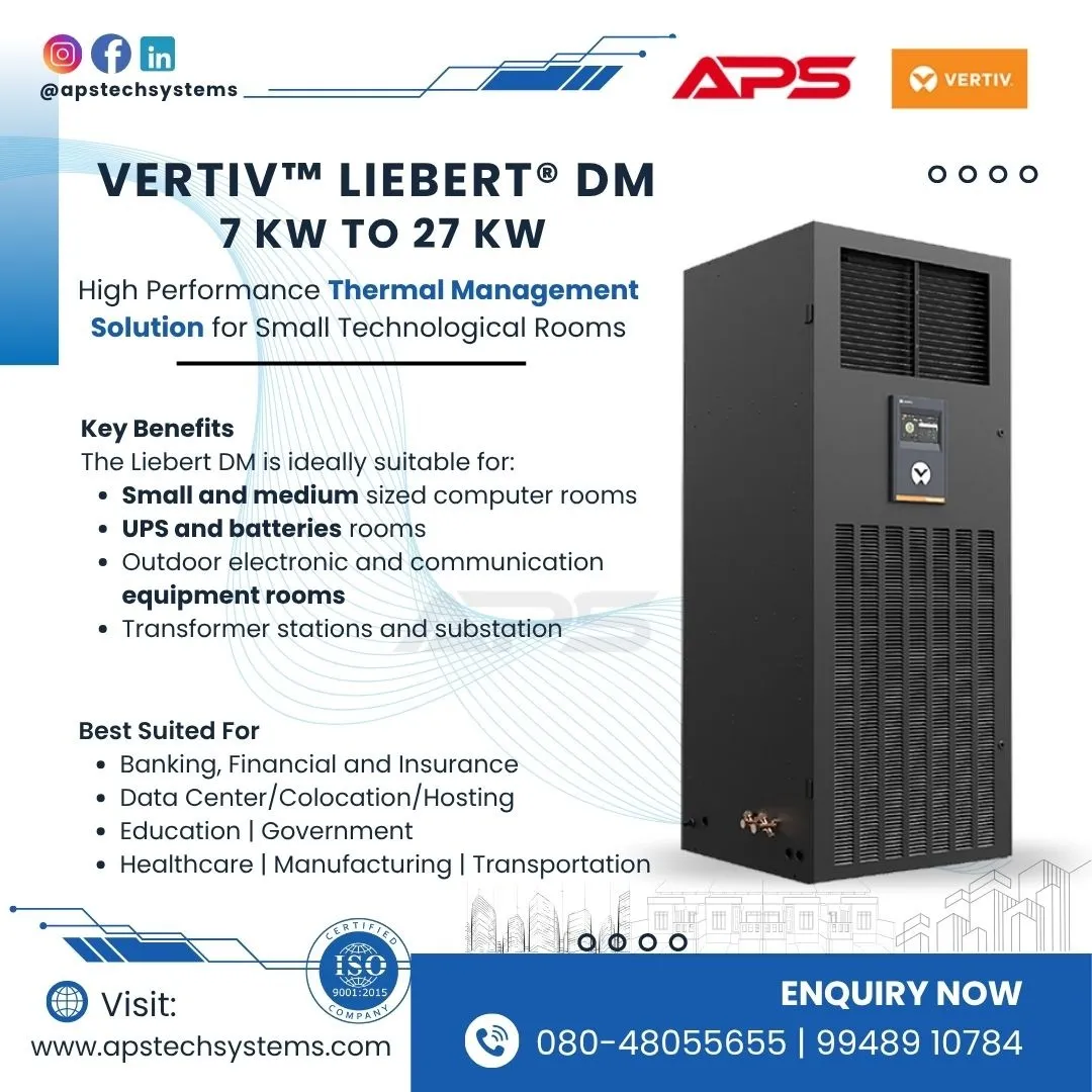 Vertiv Liebert DM 7 KW to 27 KW
High Performance T...