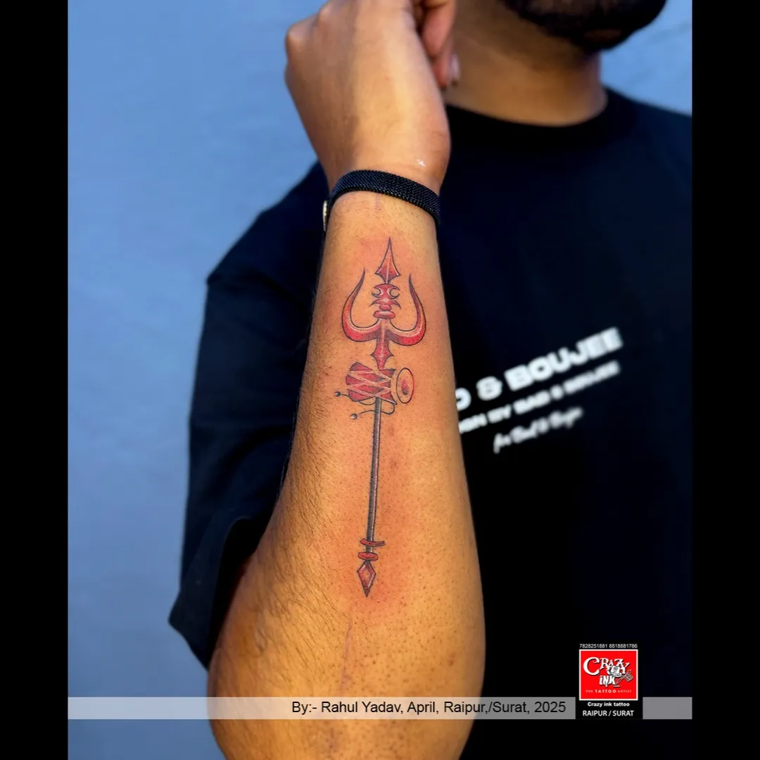 TRISHUL & DAMRU TATTOO - A SACRED SYMBOL OF
DEST...