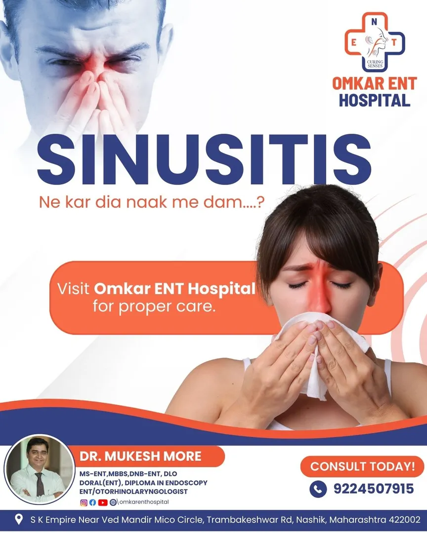 ENT Doctor In Nashik Sinusitis is an inflammation ...