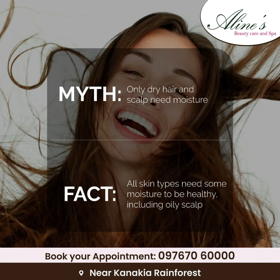 MYTH: Rain keeps your scalp hydrated, so you don’t...