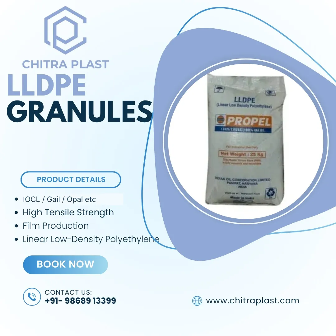 LLDPE (Linear Low-Density Polyethylene) granules a...