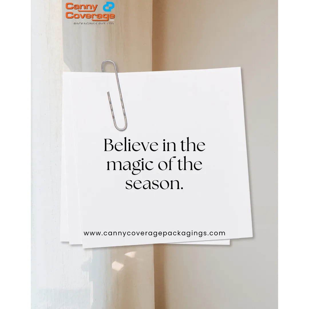 'Packaging with passion- every season.'
#packagin...