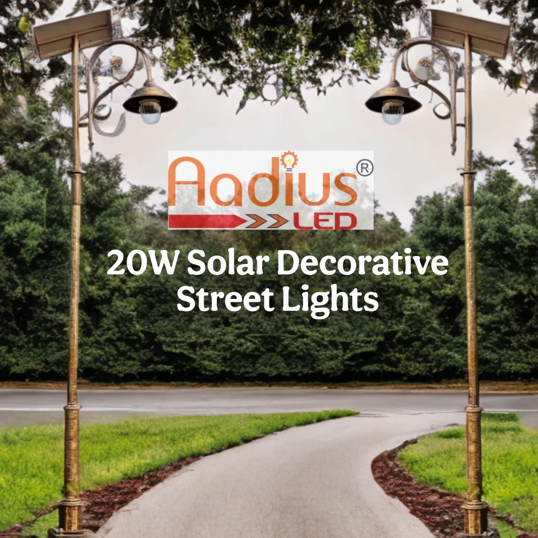 Solar Decorative Street Lights : Illumination with...