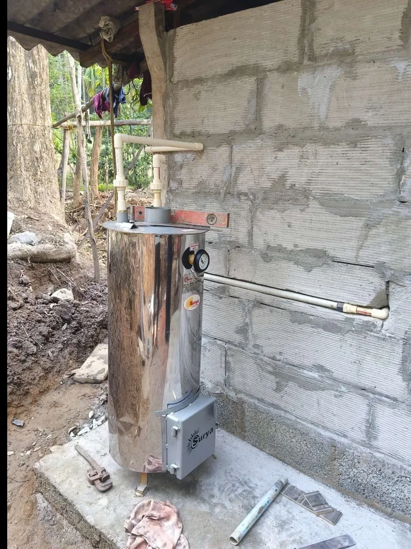 Surya 40-Liter Wood-Fired Water Heater: Installati...