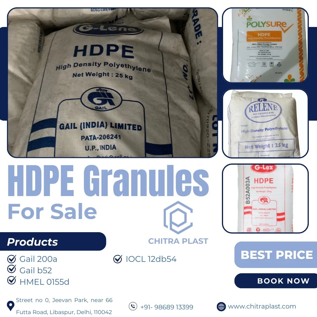 HDPE Granules of all brands
Chitra Plast offers p...