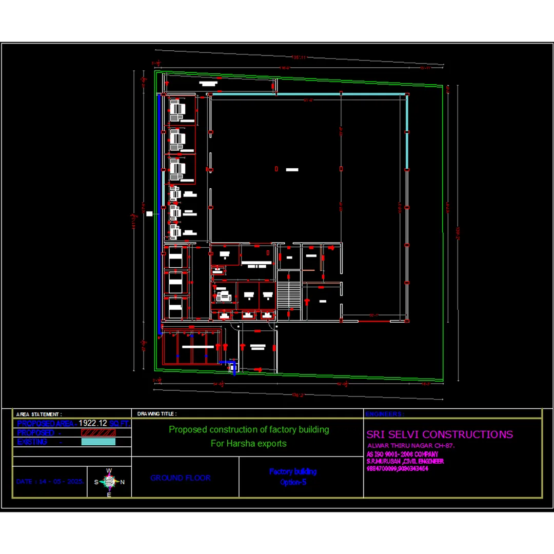 Factory machine plan : 1. Machine Layout Plan (Flo...