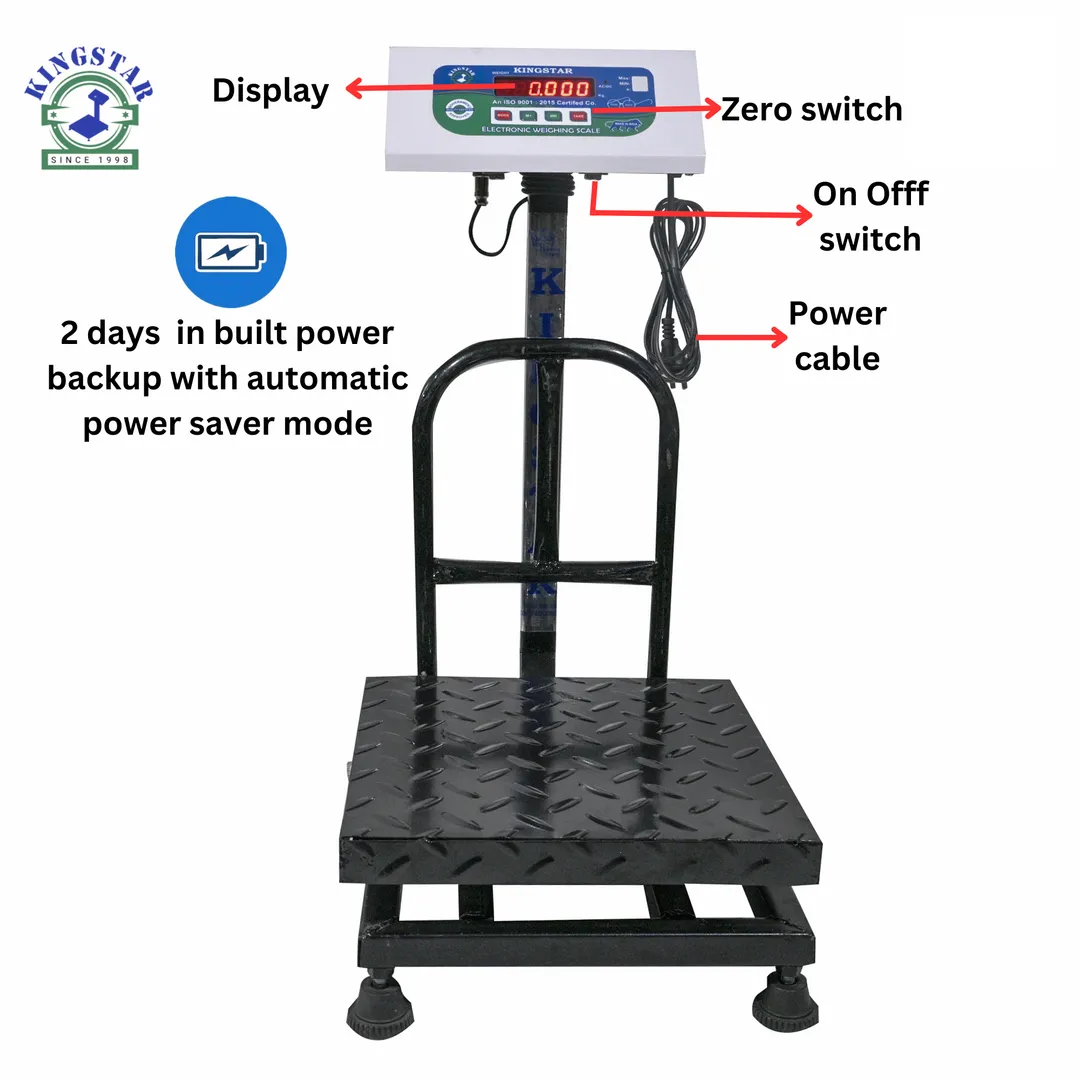 Kingstar 300 Metal Platform Weighing Machine – 100...